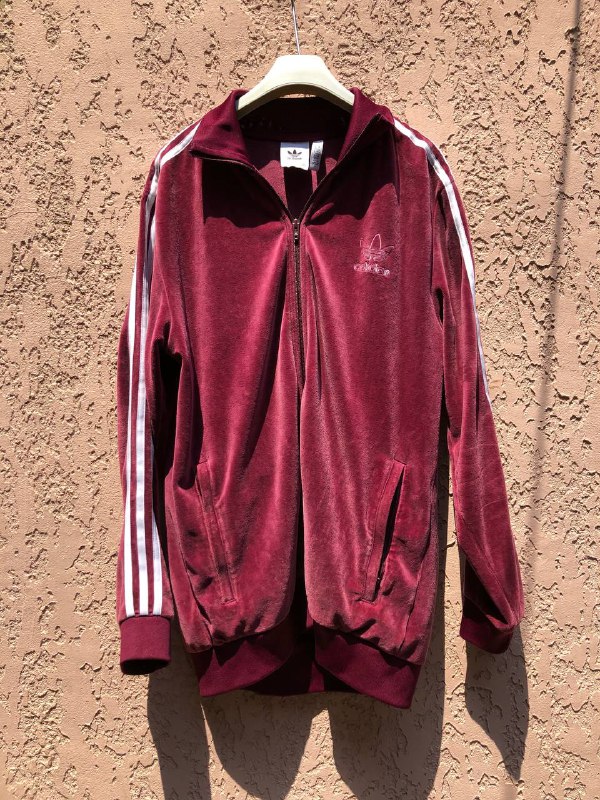 Adidas Originals Trefoil Beckenbauer Velour Track Jacket