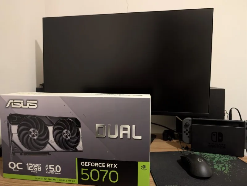 Видеокарта RTX 5070 Asus Dual 1