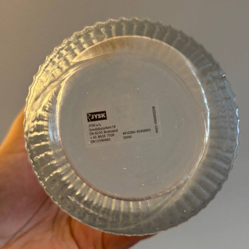 Стеклянная ваза для цветов Jysk 2