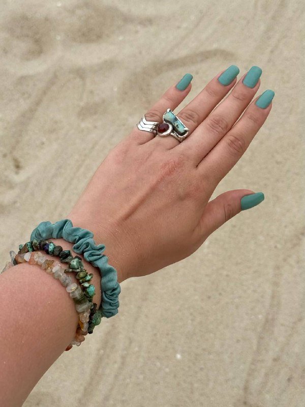 Авторские серебряные кольца с натуральными опалами 2