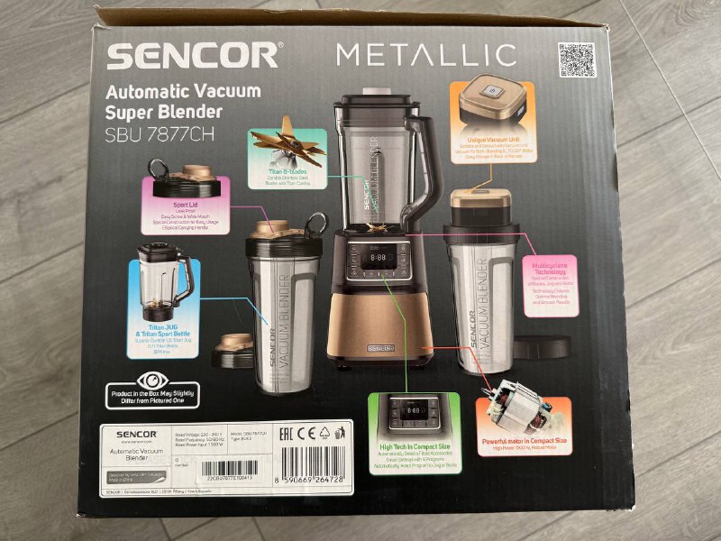 Вакуумный блендер Sencor SBU 7877CH 2