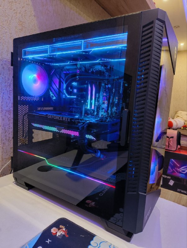 пустой кейс MSI MAG 100M, кулеры ARGB