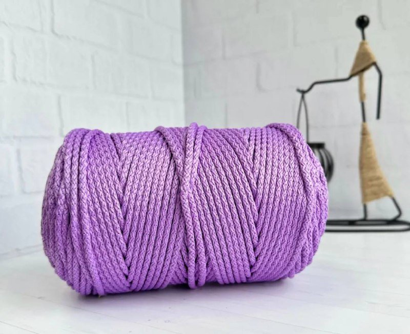 Полиэфирный шнур для вязания и плетения с сердечником 2