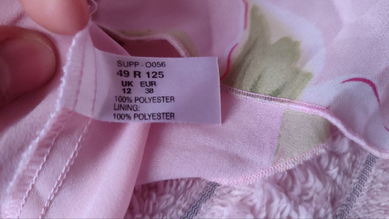 Розовое платье в цветочек, размер S-M 7