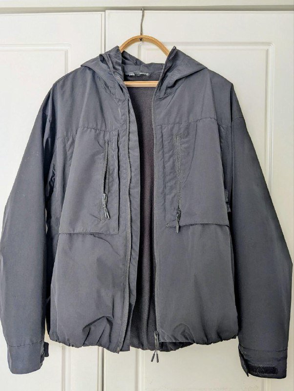 Zara куртка M осень весна тёплая зима 2
