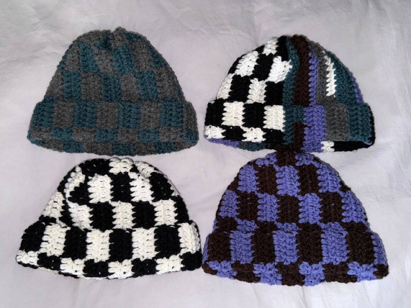 Шапки в шашку unisex
