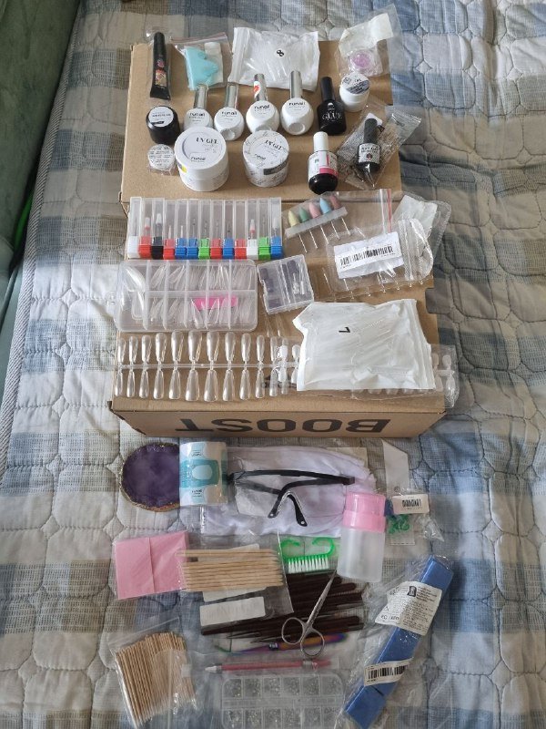 Стартерпак для маникюра с лампами и фрезером 5