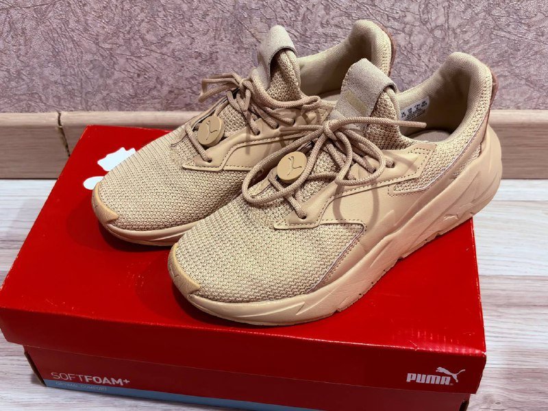 Кроссовки женские бежевые Puma оригинал 36 размер