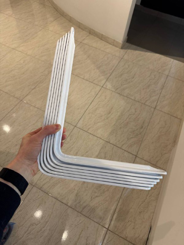 Консольный кронштейн-уголок для крепления мебели 6 шт