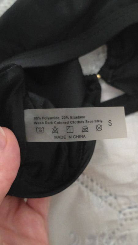 Черный купальник б/у 2