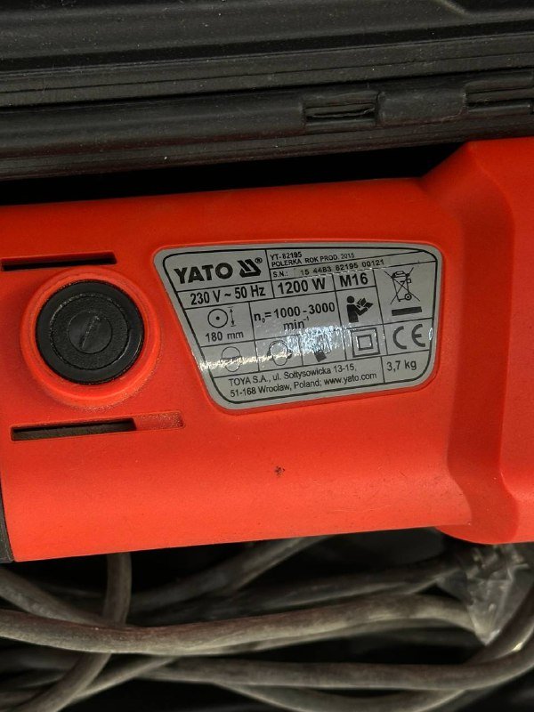 Роторная полировальная машинка Yato 3