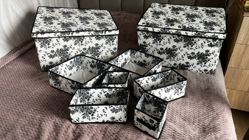 Подвесной органайзер, набор органайзеров и коробок IKEA GARNITYR 2