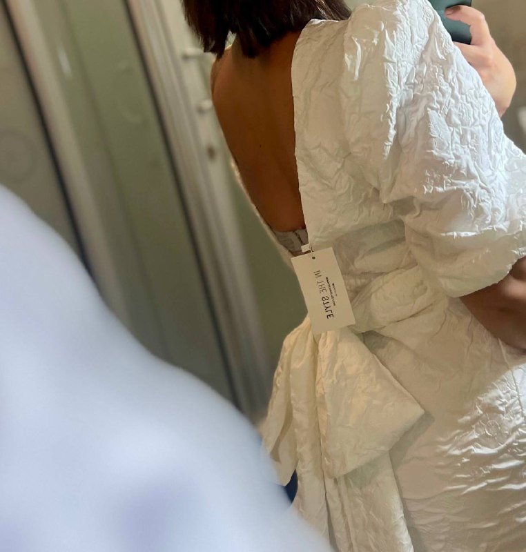 Белое платье размер М новое 2