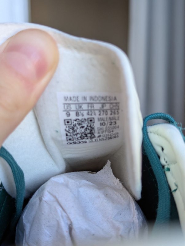 Adidas Gazelle кеды новые, размер 9 US, 42 2/3 EU 5