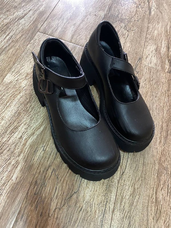 Черные кожаные туфли размер 38 2