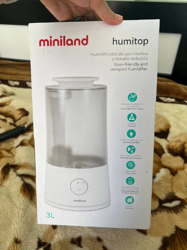 Увлажнитель воздуха miniland humitop 3