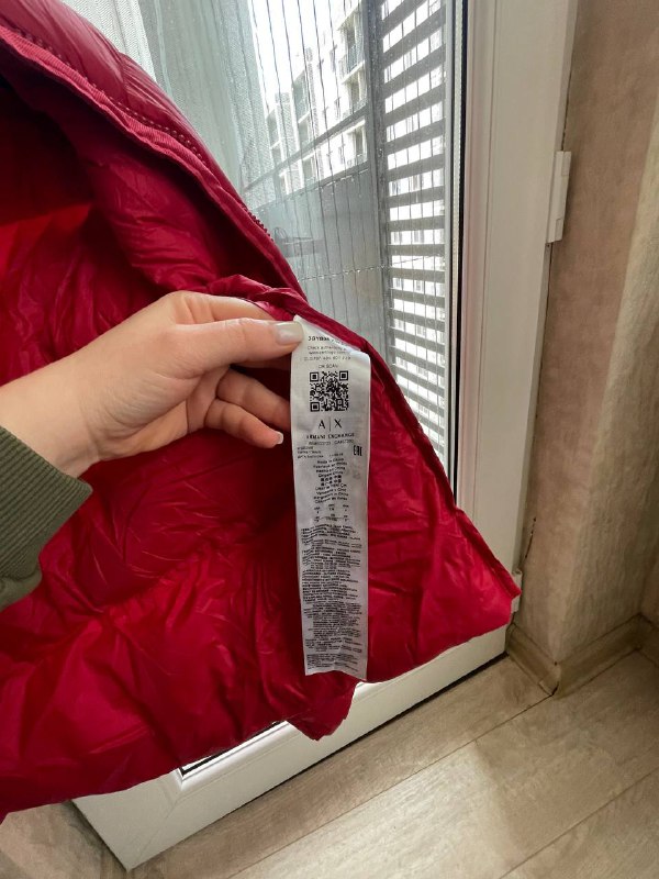 Куртка короткая красная Armani Exchange оригинал 5