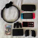 Nintendo Switch комплект с играми и Ring Fit 1