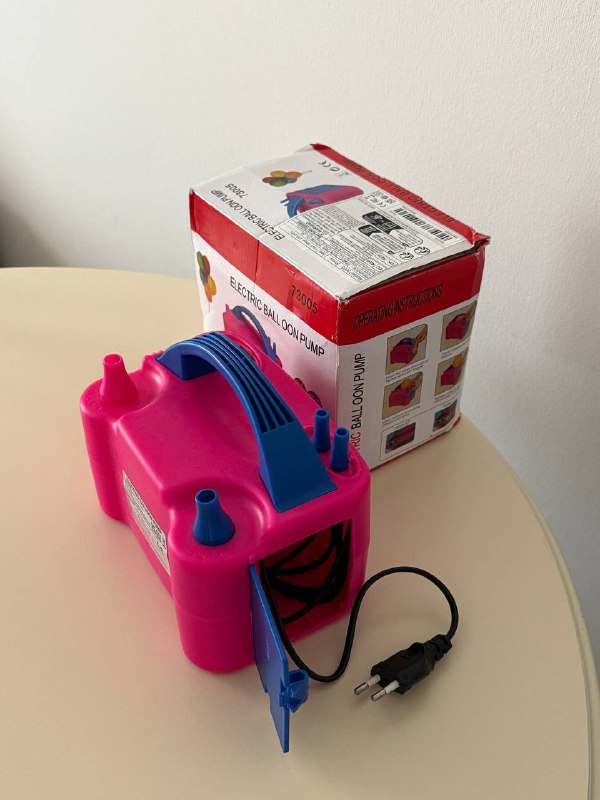 Электрический насос для воздушных шаров, 40 шариков 2