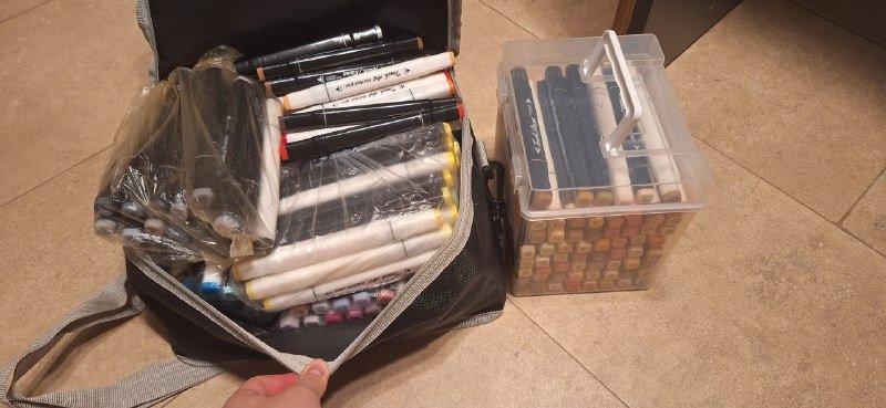 Набор для плетения сумки из бусин, разноцветные маркеры 2