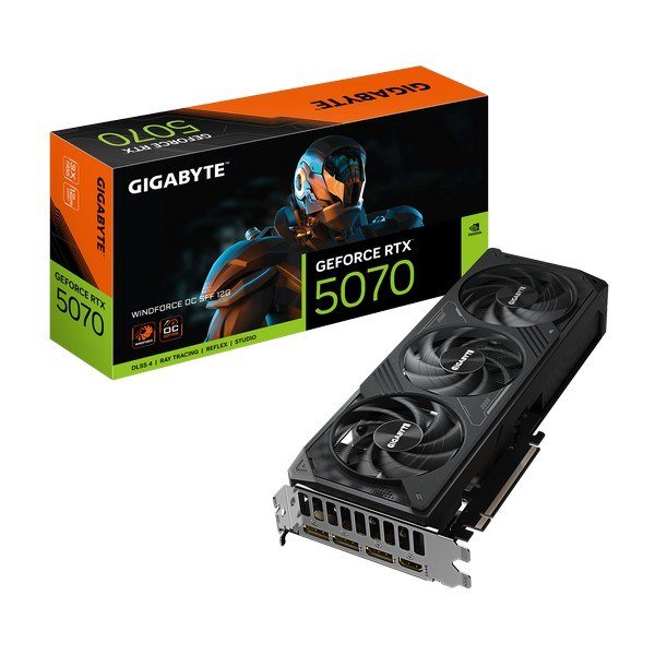 Видеокарта GIGABYTE GeForce RTX 5070 12GB WINDFORCE OC SFF