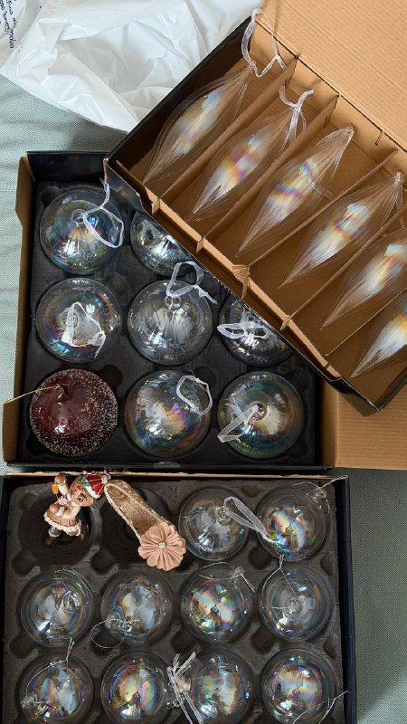 Новогодние игрушки из юска