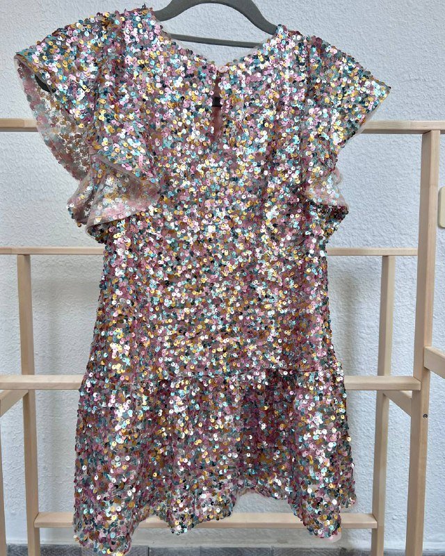 Праздничное платье детское, размер 110 2