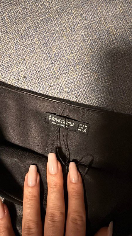 Кожаная юбка-шорты Stradivarius M утепленные 2