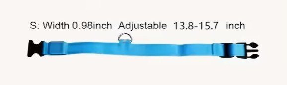 Светодиодный ошейник для собак размер S 1