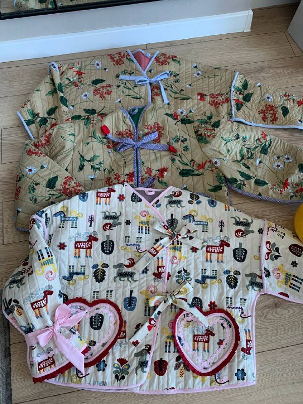 Ватники стеганые на футере с начесом