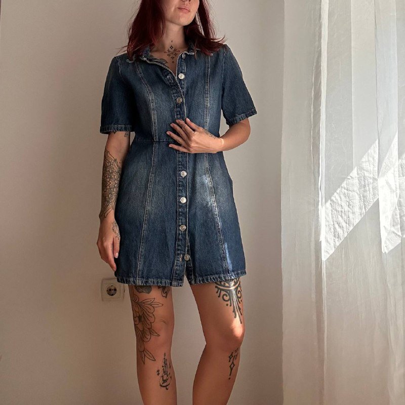Платье Denim Stradivarius размер М 2