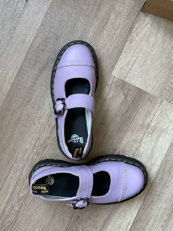 Женские туфли Dr. Martens Addina Flower Buckle кожа 3