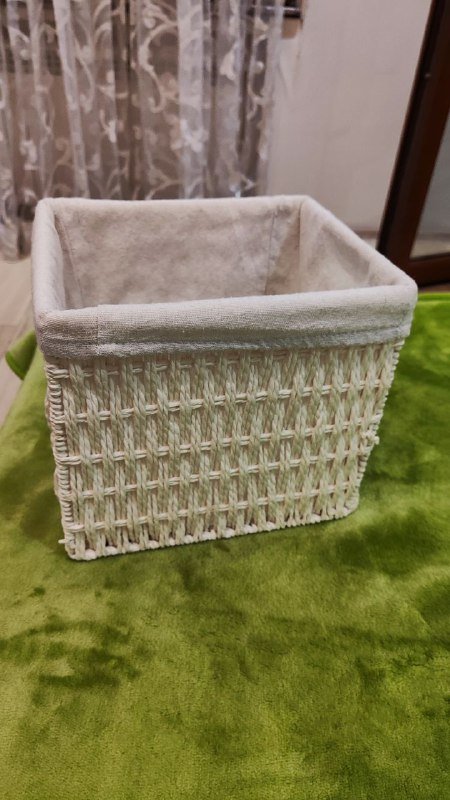 Плетёная корзина для хранения 20х24х21 см 3