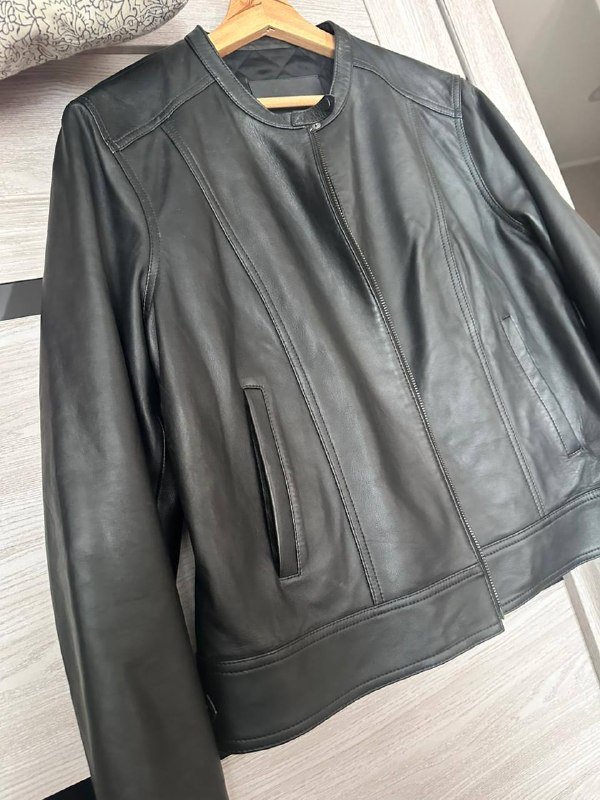 Куртка Massimo Dutti кожаная новая 7
