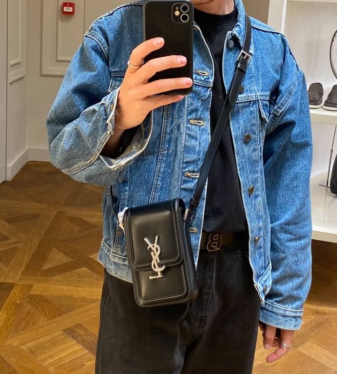 Винтажная джинсовка, ковер 84/54 см, сумка ручной работы 4