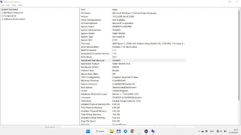 Ноутбук Huawei D14 6