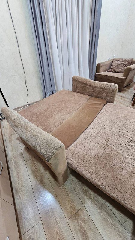 Раскладной диван и 2 кресла с ящиками для хранения 6