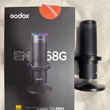 Микрофон Godox EM68G, наушники HyperX Cloud Stinger 2 1
