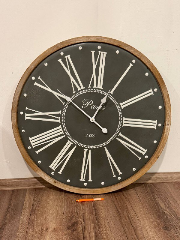 Настенные декоративные часы Paris и белые с зеркальными элементами