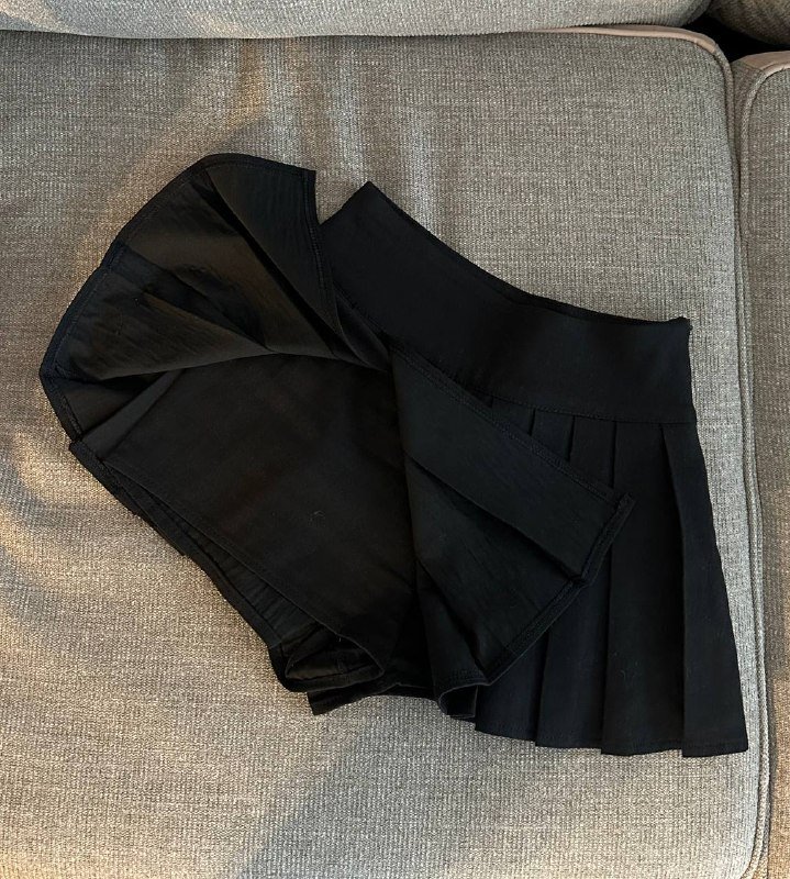 Мини-юбка со встроенными шортиками женская XS