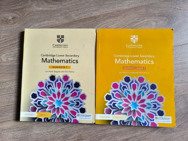 Cambridge Lower Secondary Mathematics workbook 7, learner's book 7