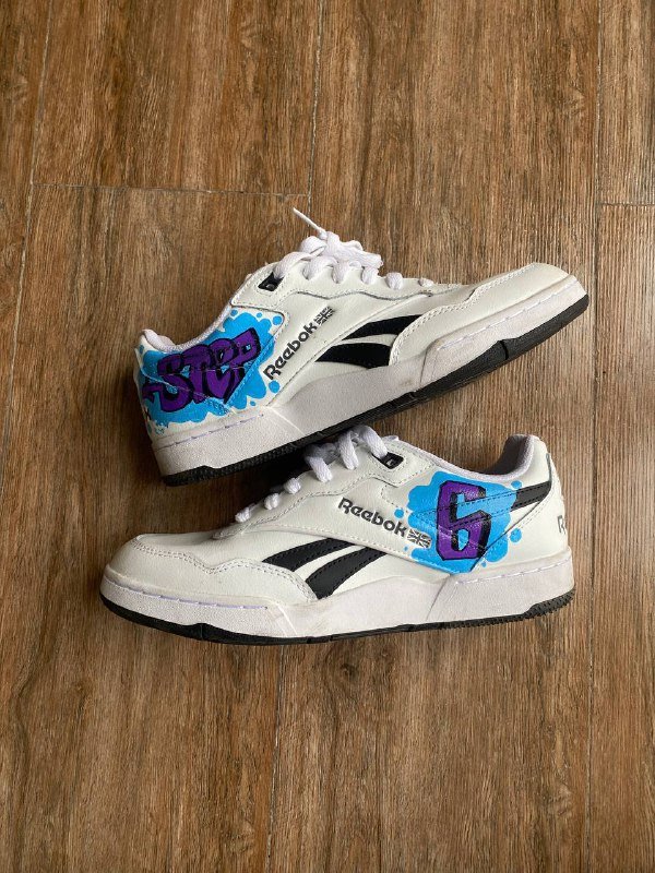 Кроссовки Reebok 39р, детские, кастомные 2