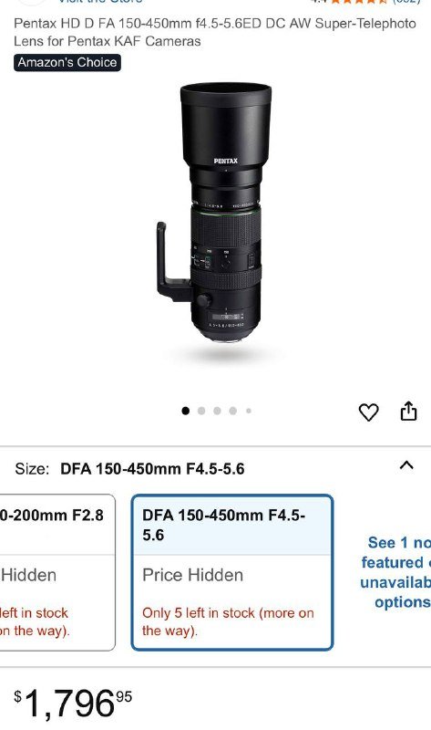 Объективы для фотоаппарата