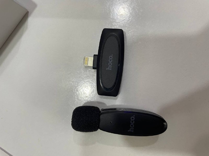 Петличный микрофон hoco l15 для iphone 2