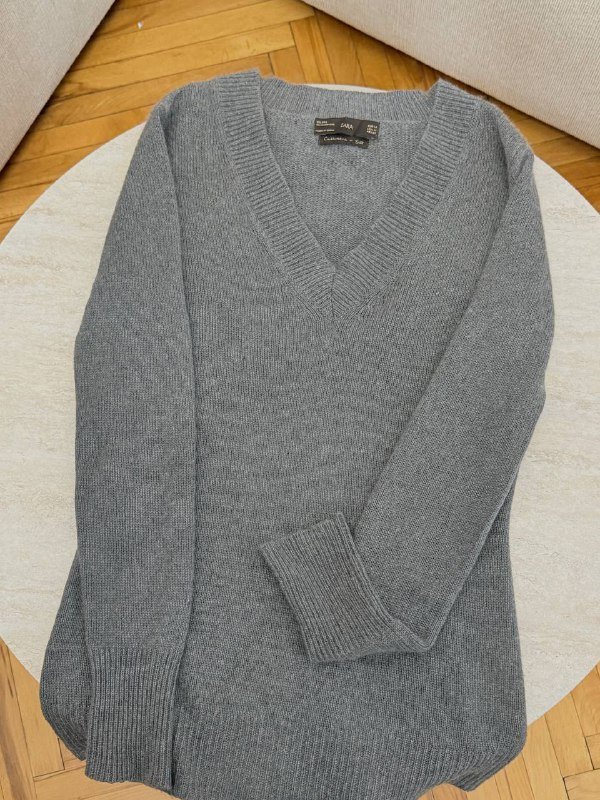 Женский свитер ZARA кашемир и шелк M 7