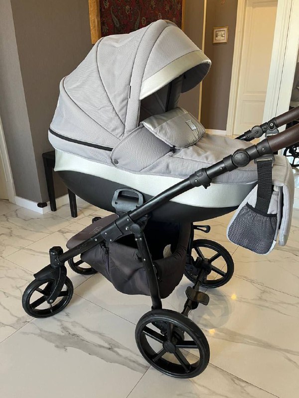 Коляска Sweet Baby 2в1 Perfetto с гелевыми колесами 2