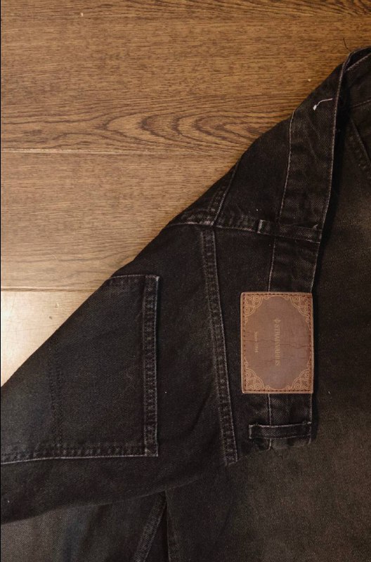 Джинсы черные Stradivarius 3