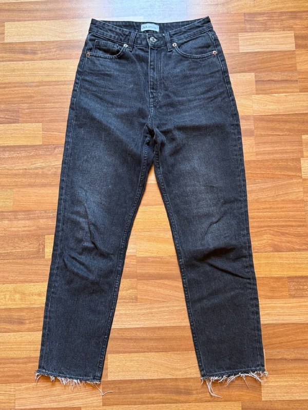 джинсы Zara графитового цвета