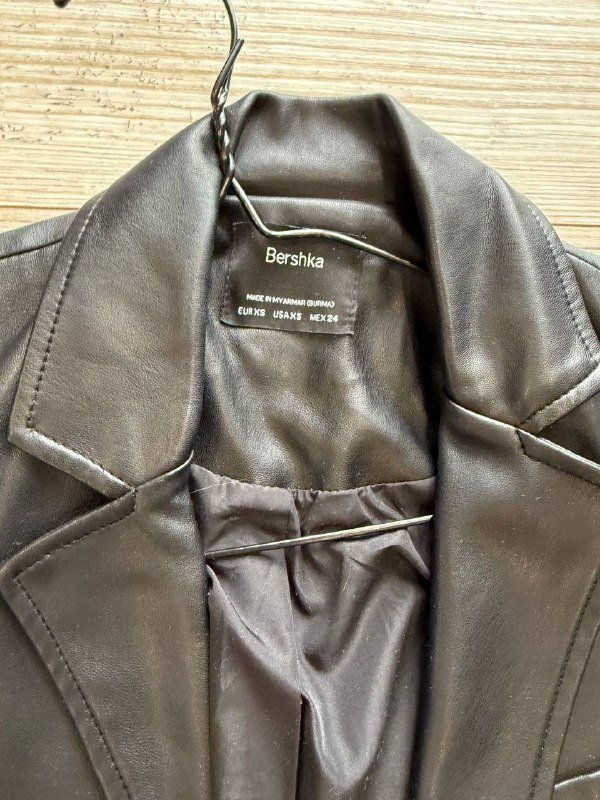 Пиджак под кожу Bershka 2