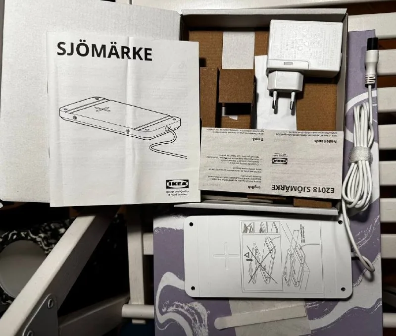 Зарядное устройство Ikea Sjomarke для беспроводной зарядки 1